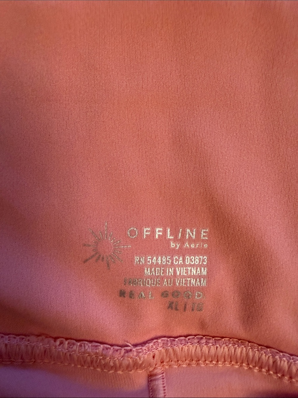 BRAND NEW WITH TAGS aerie Coral Pink Active Skirt Size XL - Picture 9 of 11